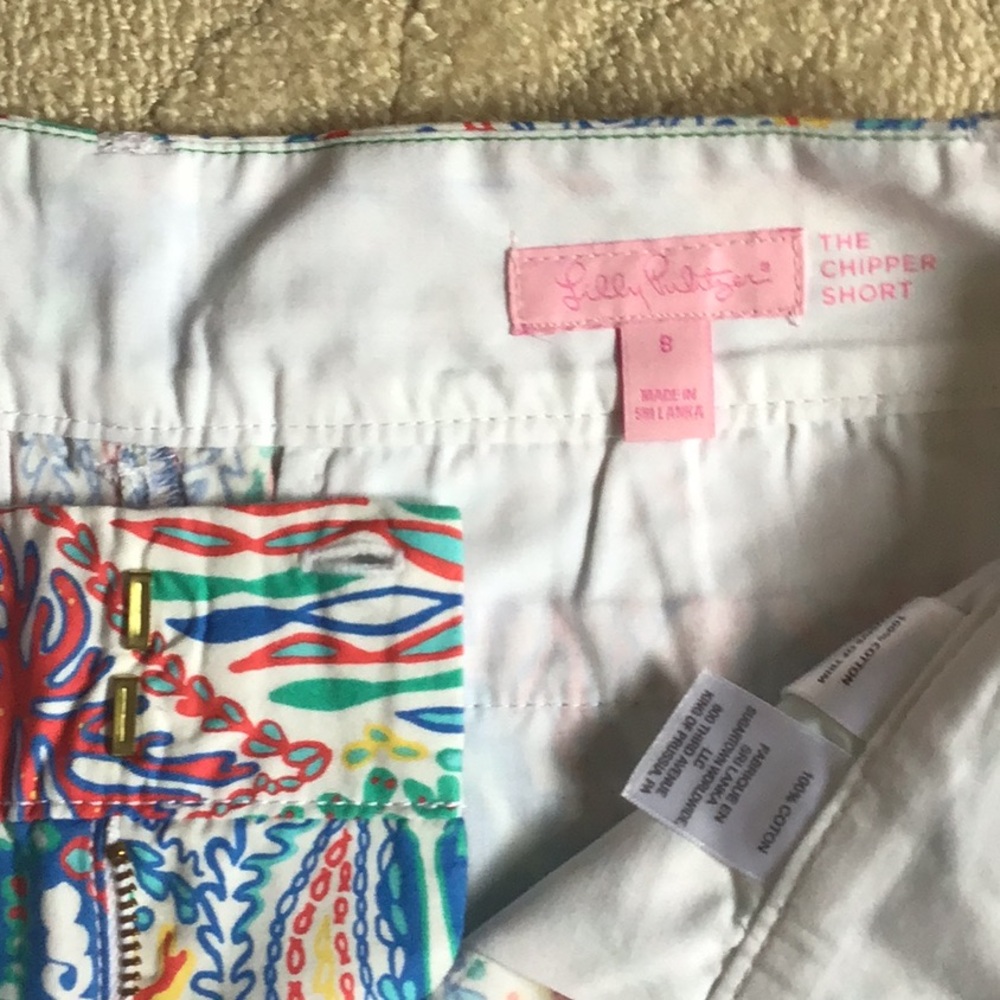 Colorful Patterned Women's Shorts - Picture 3 of 6